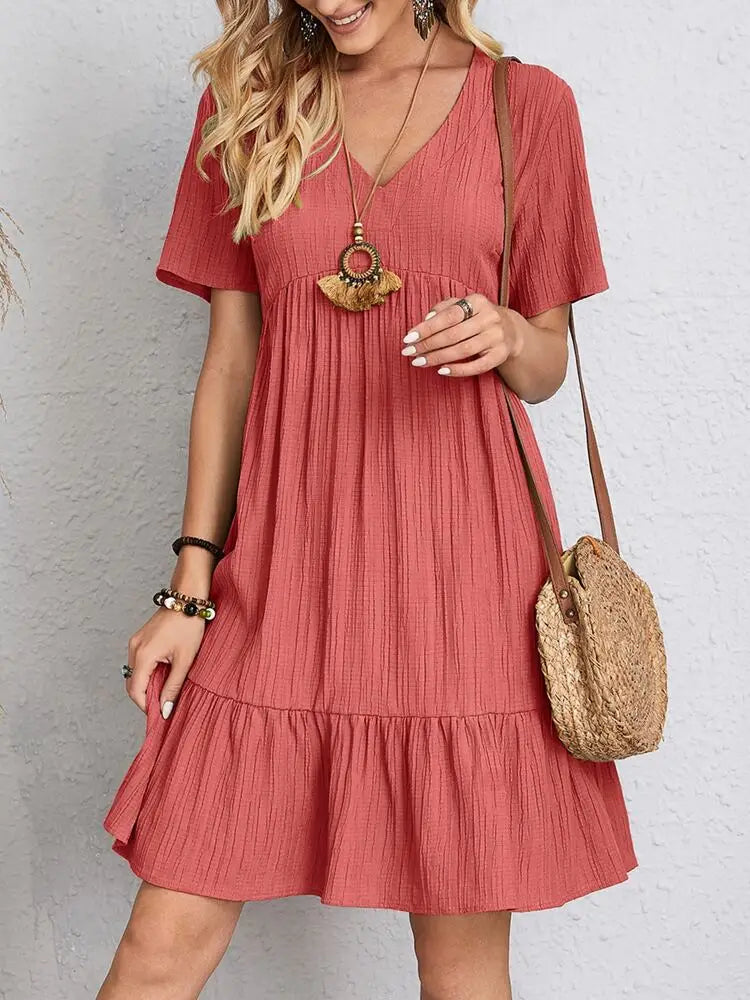 Dame Casual Sommer Minikjole