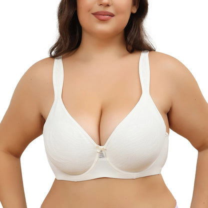 Plus Size Uforet Blonde BH med Støtte
