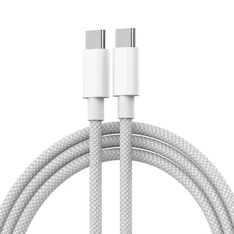 60W USB-C Opladerkabel til iPhone og Android