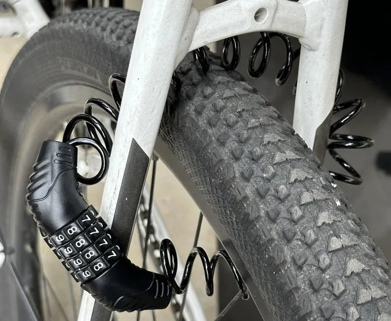 Holdbar 4-Cifret Kombinationslås til Cykel og Scooter