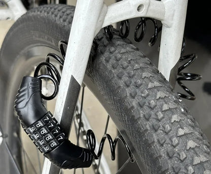 Holdbar 4-Cifret Kombinationslås til Cykel og Scooter