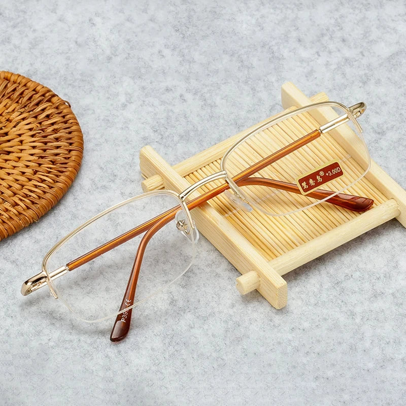 Unisex Halvramme Læsebriller