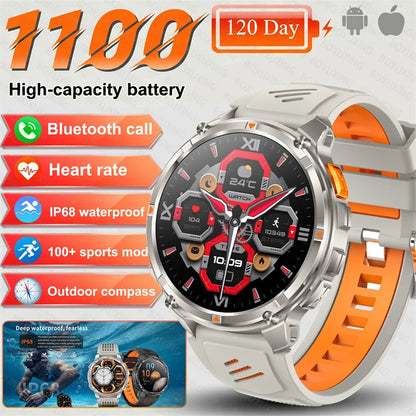 GPS-Smartwatch med Kompas og Sportssporing