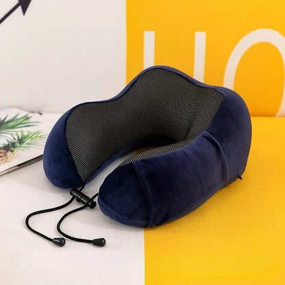 U-formet Memory Foam Rejsepude til Nakken