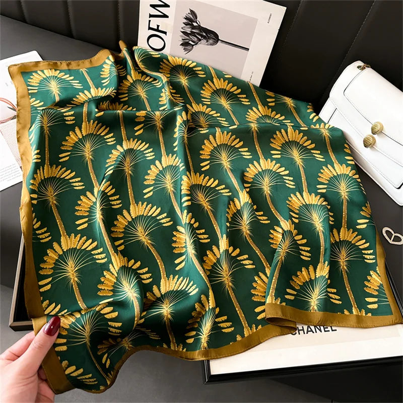 Silke Satin Tørklæde til Kvinder