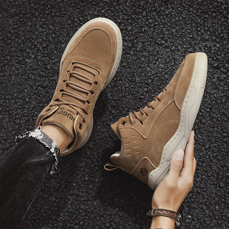 Herre Varme Vinter Ruskind Sneakers