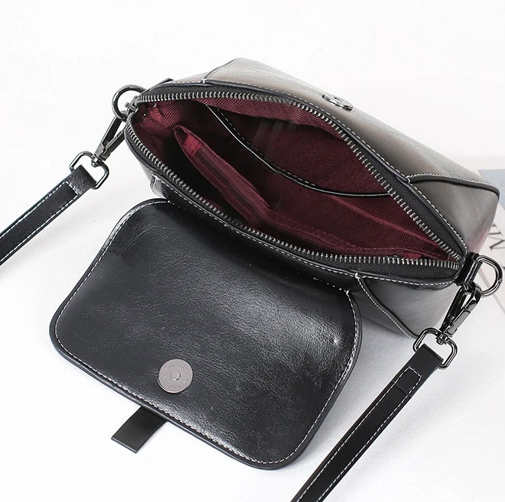 Lille Crossbodytaske i Ægte Læder til Kvinder