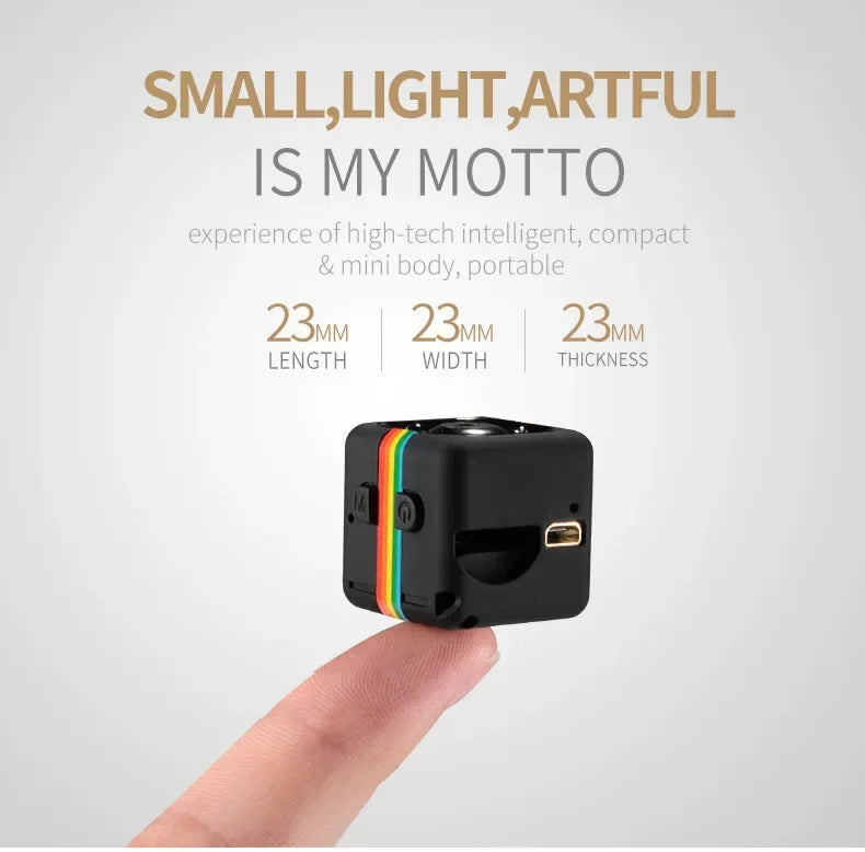 4K Mini HD-Sikkerhedskamera med 1080P Videooptagelse