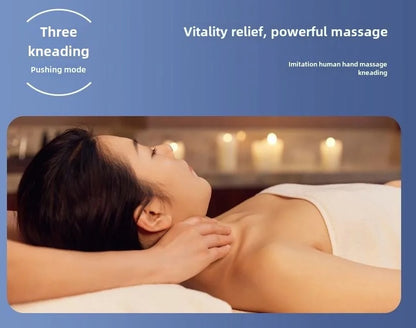 Trådløs Opvarmet Nakke- og Rygmassagepude