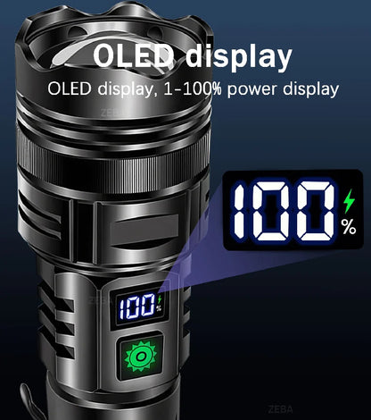 Kraftig USB LED-Lommelygte – Bærbar Lanterne