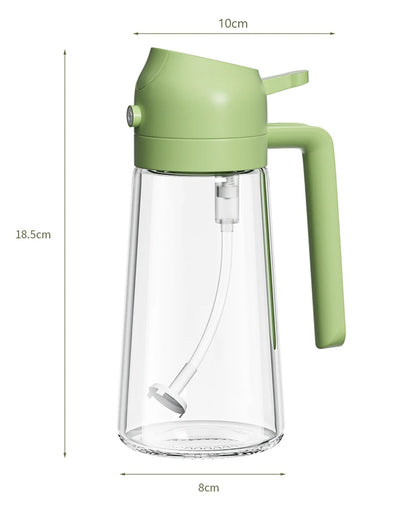 2-i-1 470 ml Glasoliesprayer og Oliebeholder