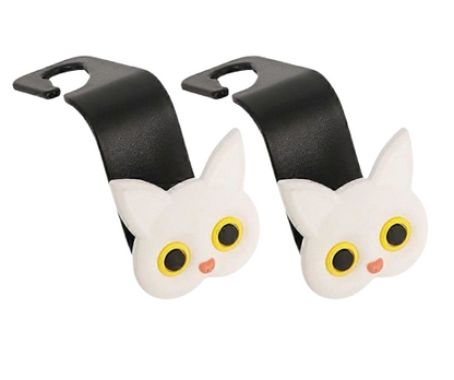 2 stk. Søde Katte Autokroge til Taske