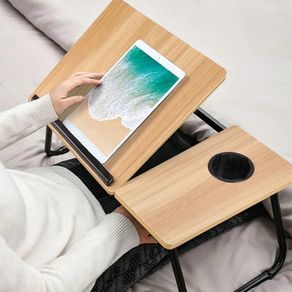 Sammenklappeligt Justerbart Laptopbord til Seng og Sofa
