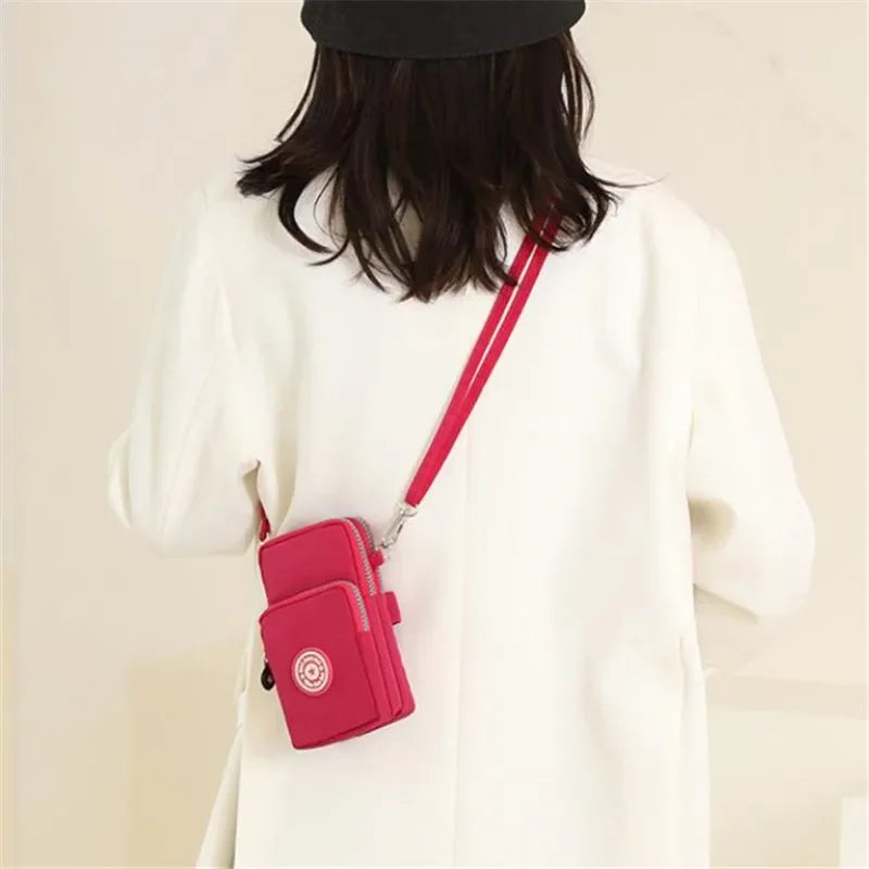 Kvinders Skrå Crossbody-Telefontaske