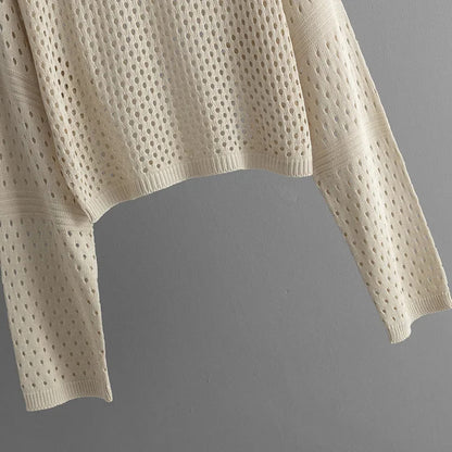 Dame Striktrøje og Nederdel Sæt