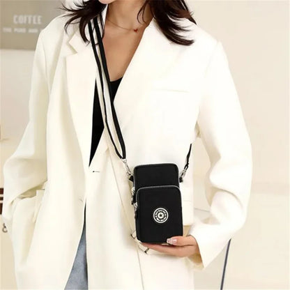 Kvinders Skrå Crossbody-Telefontaske