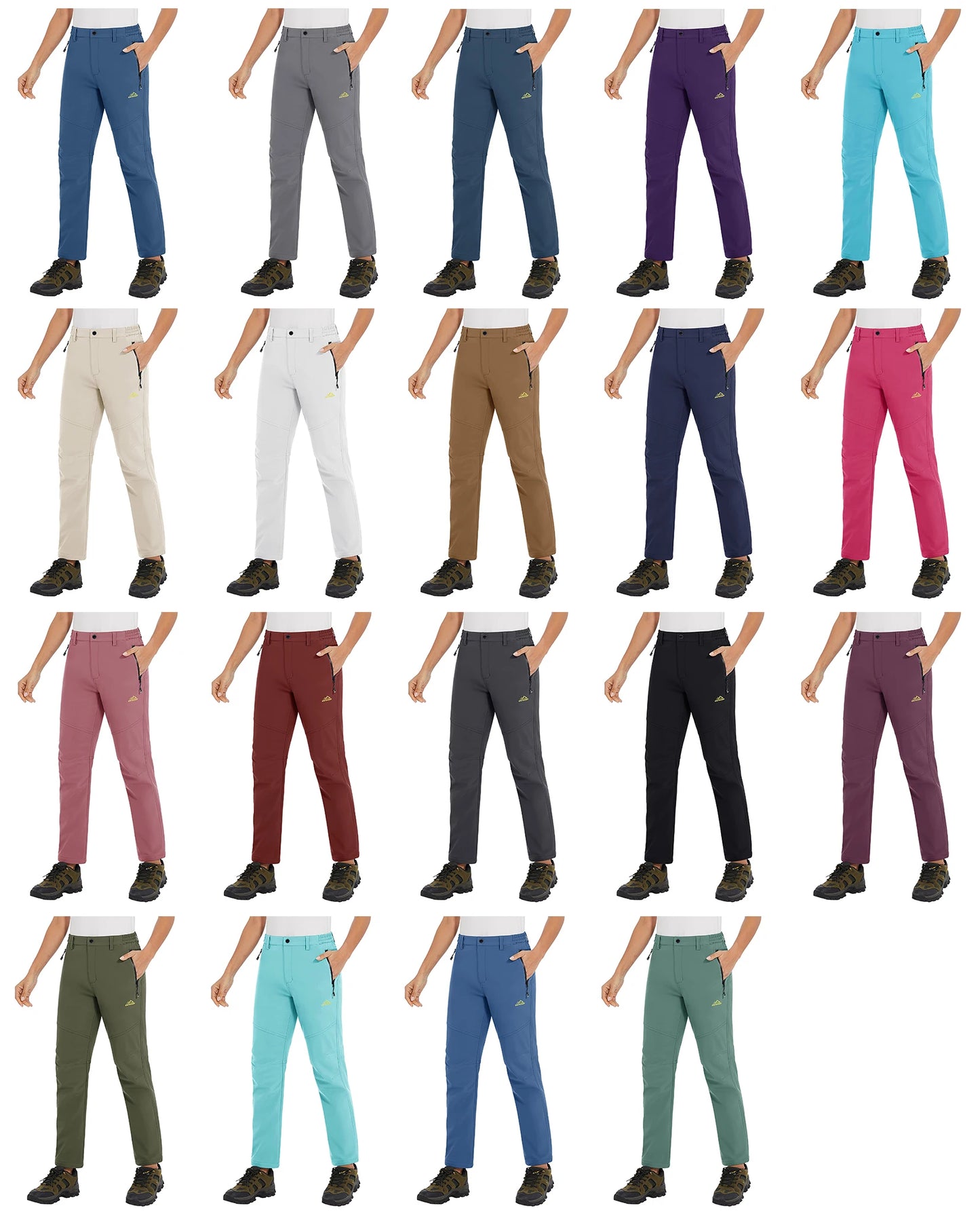 Dame Varm Vandtæt Fleece Vinterbukser