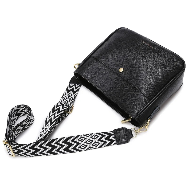 Dame Crossbody Taske i Ægte Læder