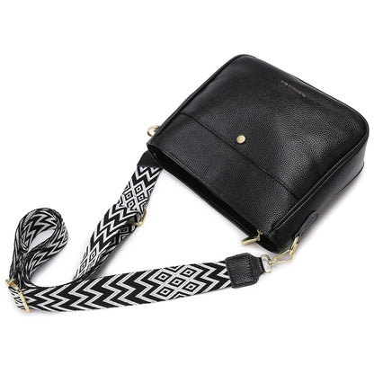 Dame Crossbody Taske i Ægte Læder