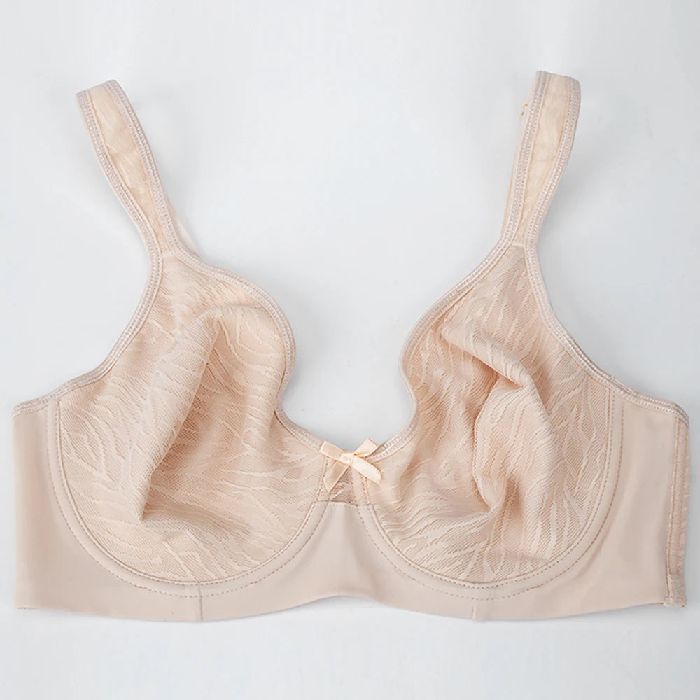 Plus Size Uforet Blonde BH med Støtte