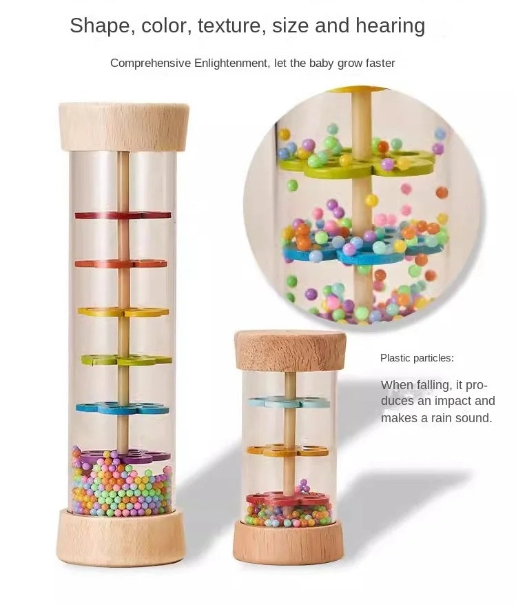 Træ Regnlyd Rystemusik Legetøj til Børn