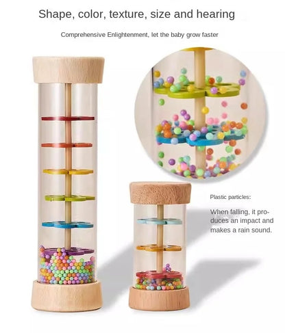 Træ Regnlyd Rystemusik Legetøj til Børn