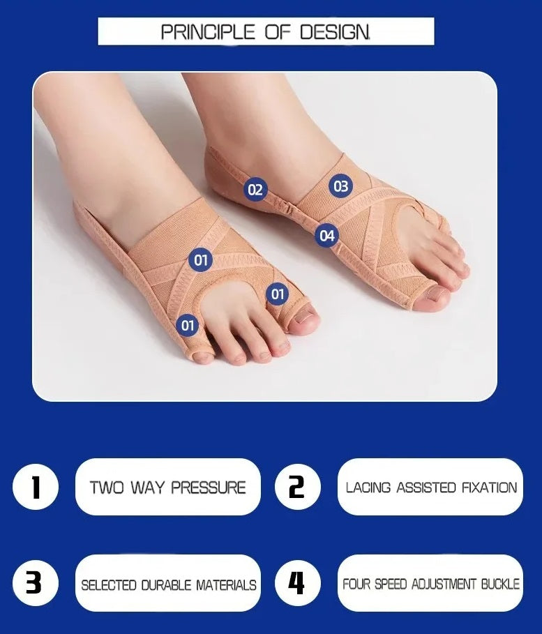 Åndbar Justerbar Bunionkorrektor