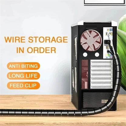 2M Spiral Kabelorganizer-rør