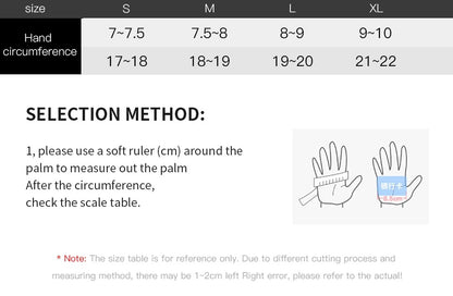 Vinter Vandtætte Fleece Cykelhandsker med Touchskærm