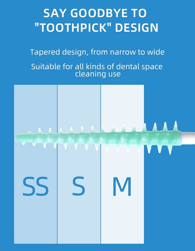 150stk Bløde Interdentalbørster