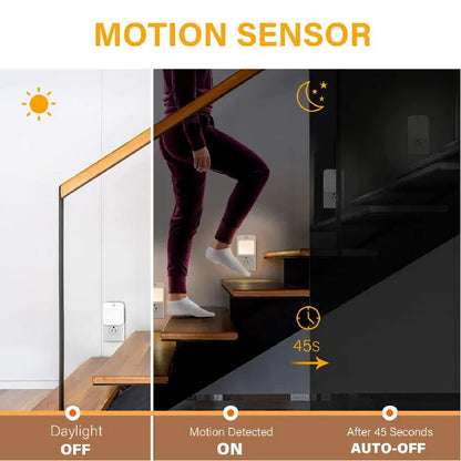 LED Natlampe med Bevægelsessensor