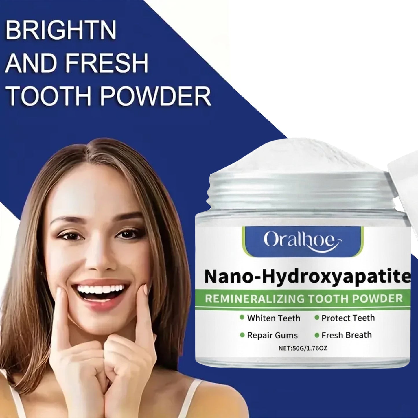 Tandblegning med 10 % Hydroxyapatit og Frisk Mint