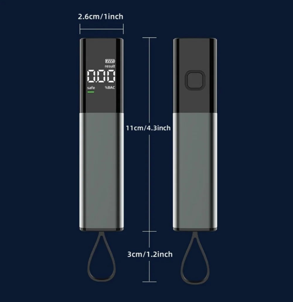 Bærbar Højfølsom Alkoholtester