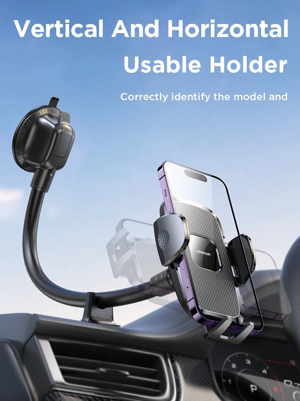 Universal Biltelefonholder 360° Justerbar