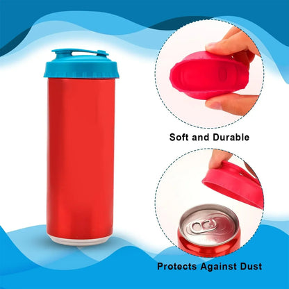 Genanvendelige Silikone Dåselåg til Drikkevarer