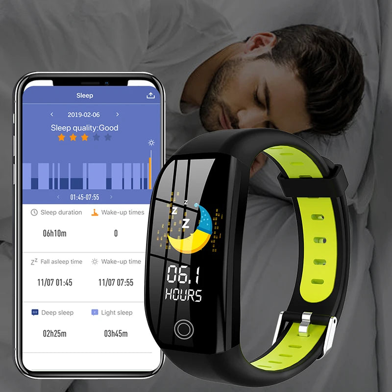 Vandtæt Smart Fitness Tracker – GPS, Puls, Blodtryk