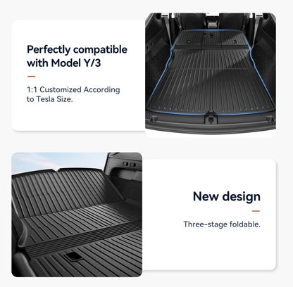 Tesla Model 3/Y Vandtæt TPE Bagagerumsmåtte