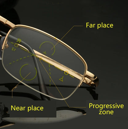 Sammenklappelige Læsebriller med Etui