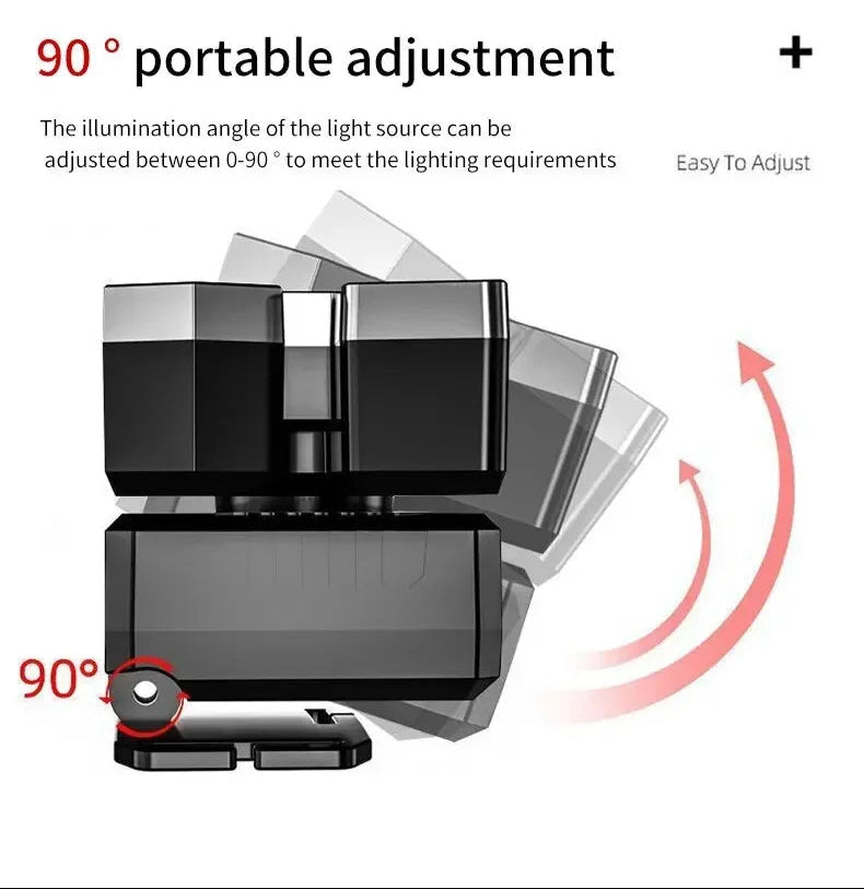 Kraftig Genopladelig LED-Pandelampe
