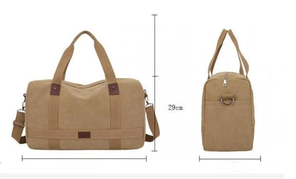 Herre Canvas Rejse Duffel Taske