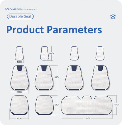 Universelle Ice Silk Bilsædebetræk