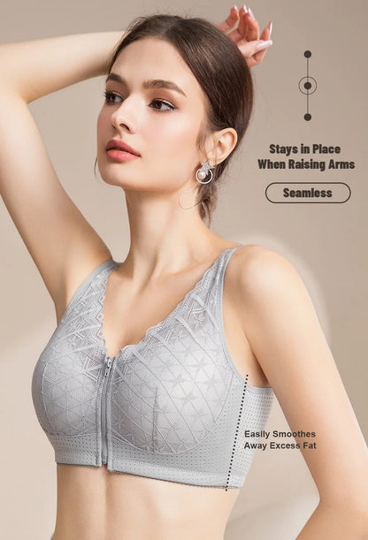 Justerbar Bomulds Mastektomi Bh med Lomme