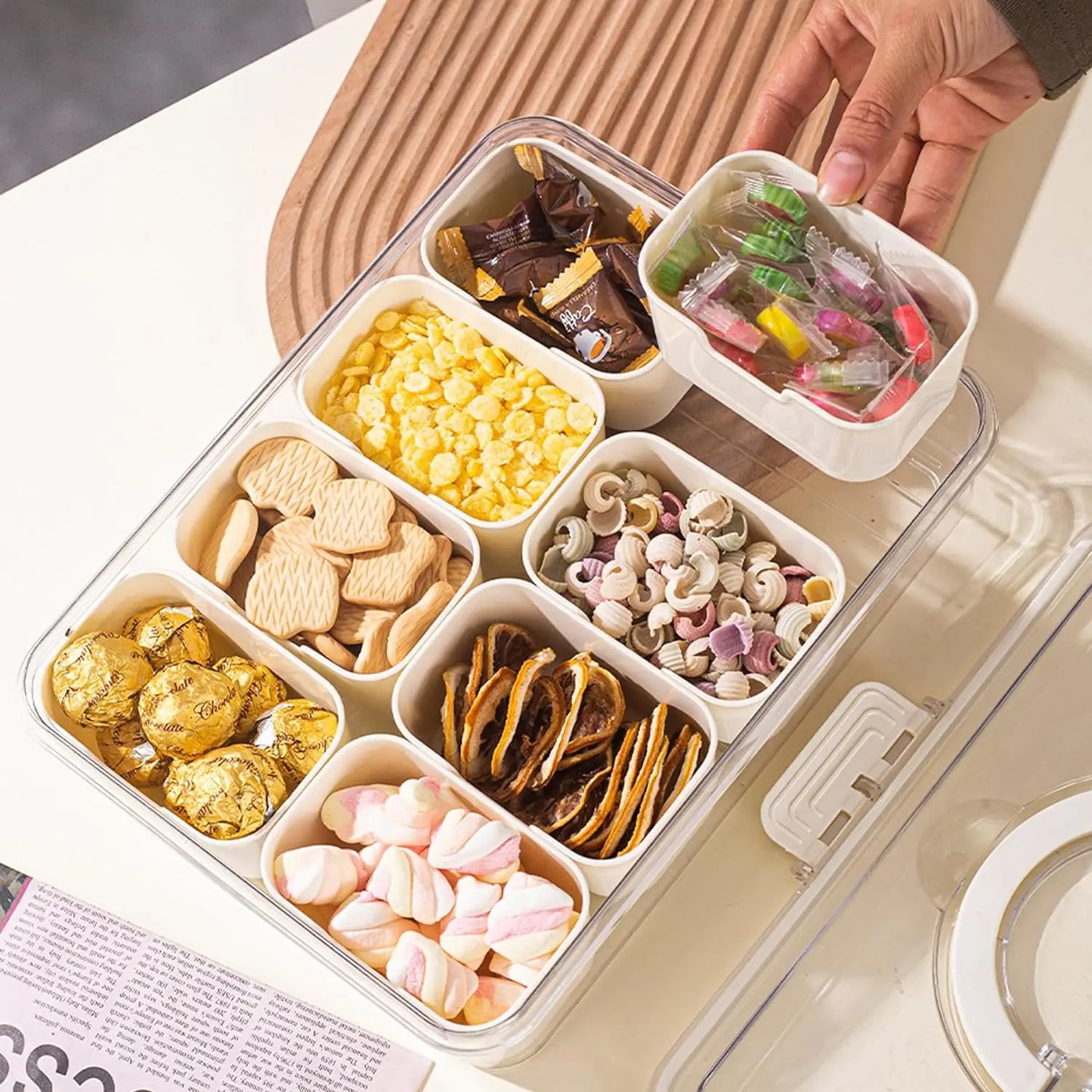 Transportabel Snackboks til Madopbevaring