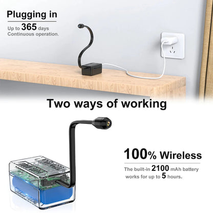 HD 1080P Mini WiFi-sikkerhedskamera med Persondetektion