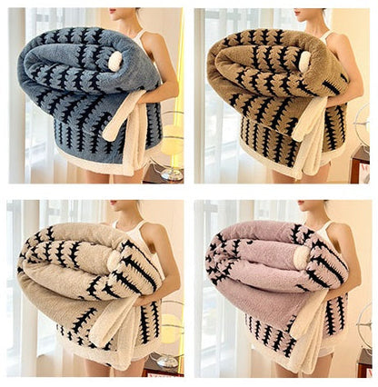 Blødt og Varmt Flanneltæppe – Hyggeligt Senge- og Lurtæppe