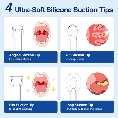 Elektrisk Tonsilstenfjerner med Sug