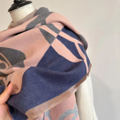 Tyk Varm Vintertørklæde til Kvinder