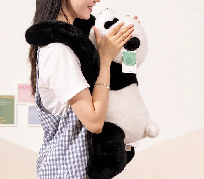 Langt Plys Dyrepude – Blød Vægtet Bamse