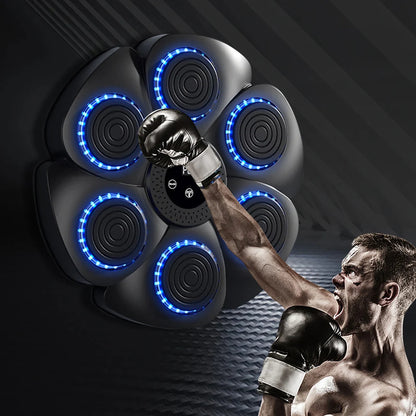Smart Musikbokse Fitness Tracker – Interaktiv Hjemmetræning, Bluetooth, USB-Genopladelig
