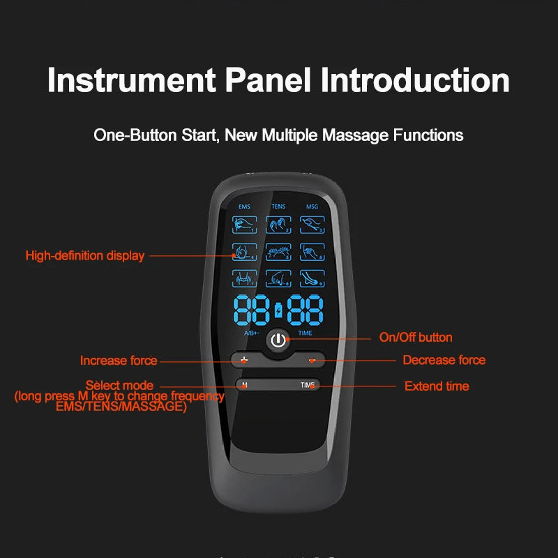 Digital Elektrisk Muskelstimulator Terapi